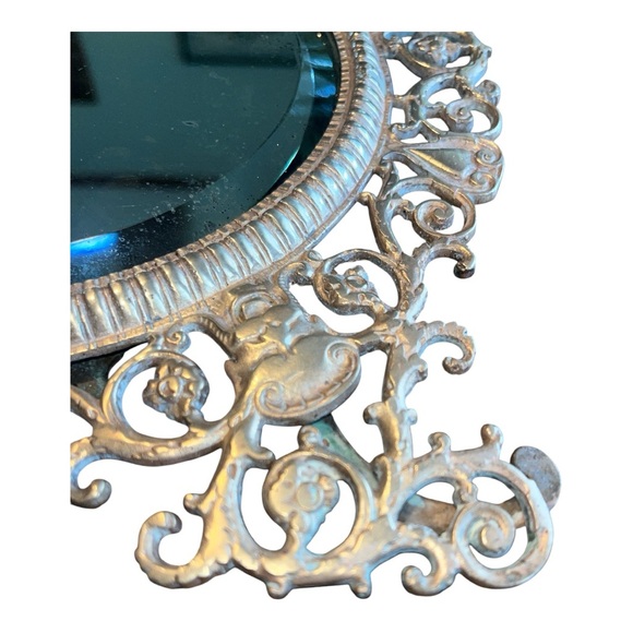 Bacchus Antique Victorian Mirror 🪞 Brass - Picture 9 of 15